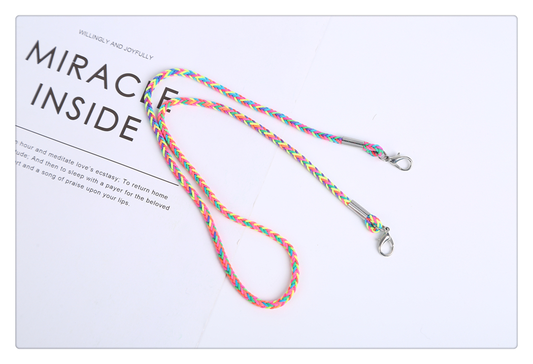 Fashion Colorful Mask Extension Rope, Sunglasses Color String Glasses Cord Anti-Drop Rope Cross-Border Platform Hot Sale Fashion Colorful Mask Extension Rope, Sunglasses Color String Glasses Cord Anti-Drop Rope Cross-Border Platform Hot Sale