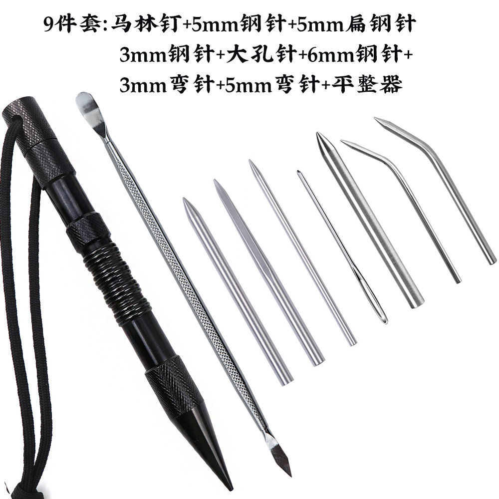 Marlin Spike Marlin Nail Parachute Cord Needle Set Bracelet DIY Weaving Tool Paracord Needle