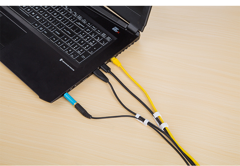 Storage Buckle Cord Manager Wall Sticker Network Cable Wire Holder Routing SelfAdhesive Buckle NailFree Windup Clamp