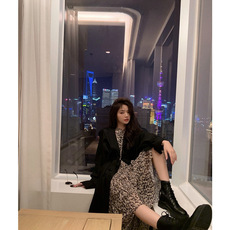 Autumn Short T-shirt long-sleeved Crop cord slimming Jacket 2020 generation hair