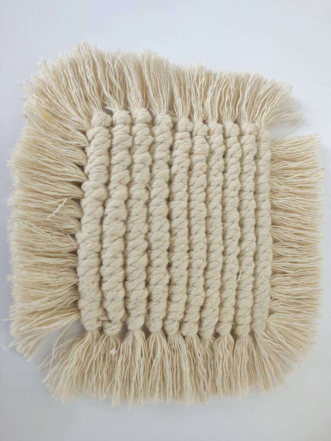 Ins Solanum hand-woven cotton cord meal MATS heat insulation bowl MATS coffee coasters floor stands supply