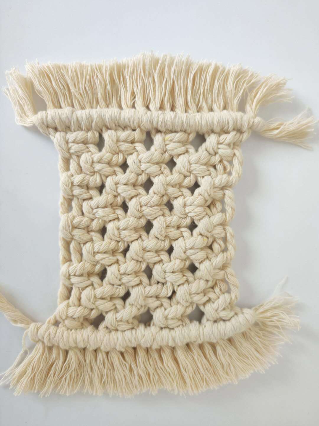 Ins Solanum hand-woven cotton cord meal MATS heat insulation bowl MATS coffee coasters floor stands supply