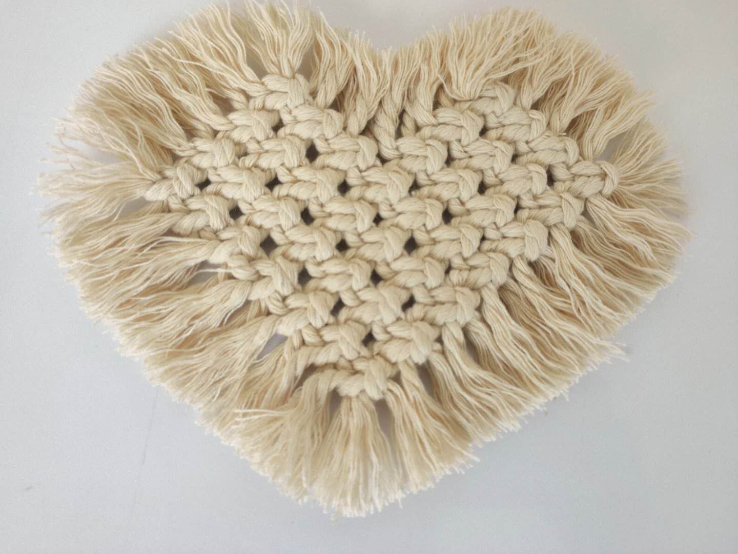 Ins Solanum hand-woven cotton cord meal MATS heat insulation bowl MATS coffee coasters floor stands supply
