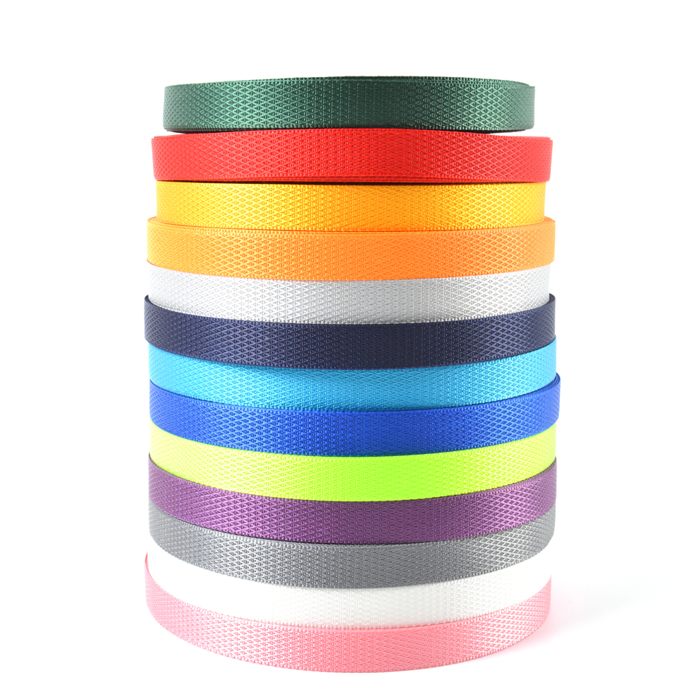 0.8mm Thick Specification Imitation Nylon Material Monochrome Diamond Mesh Tape Color Variety Factory Direct Sales