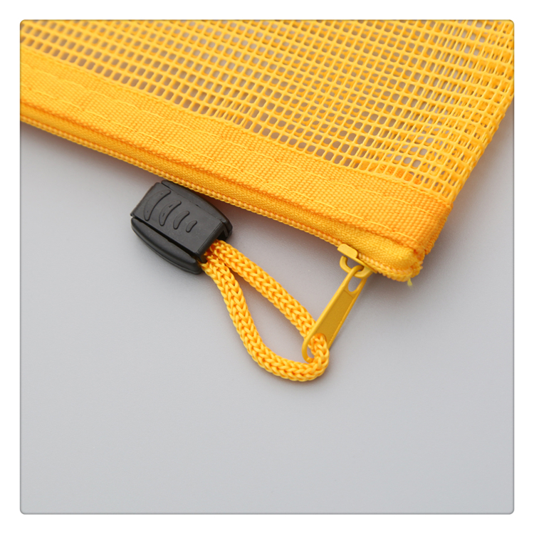 Colorful Color Matching Fine Mesh Hollow out Zipper Bag File Material Storage Bag Student Pencil Case Examination Paper Bag Colorful Color Matching Fine Mesh Hollow out Zipper Bag File Material Storage Bag Student Pencil Case Examination Paper Bag