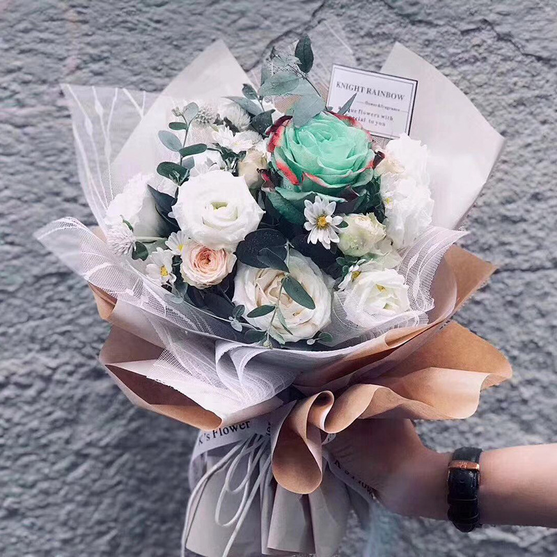 Material Mesh Voile Texture Bouquet Flowers Gift Box Packaging Material Wrapping Paper Bag Shop Supplies Wholesale