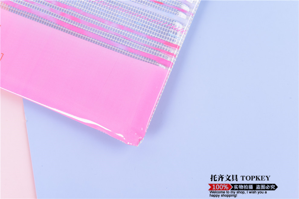 Spot Thickened Waterproof Transparent PVC Mesh Zipper Bag Large Capacity Material Storage Bag Student Document Information Bag Spot Thickened Waterproof Transparent PVC Mesh Zipper Bag Large Capacity Material Storage Bag Student Document Information Bag