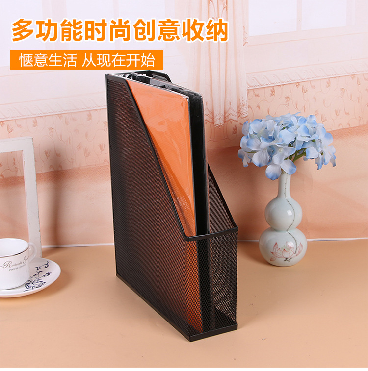 Factory Supply Iron Mesh Desktop Document Storage Storage Management Rack Creative File Material Organizing Shelves Factory Supply Iron Mesh Desktop Document Storage Storage Management Rack Creative File Material Organizing Shelves