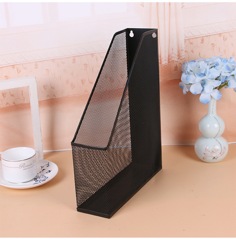 Factory Supply Iron Mesh Desktop Document Storage Storage Management Rack Creative File Material Organizing Shelves Factory Supply Iron Mesh Desktop Document Storage Storage Management Rack Creative File Material Organizing Shelves