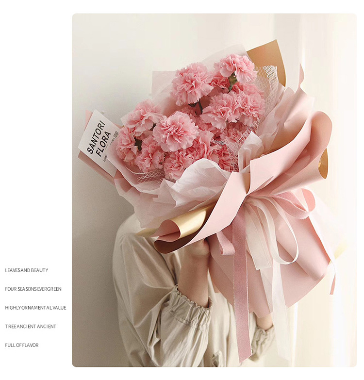 Korean Mermaid Mesh Flowers Wrapping Paper Material Bouquet Packaging Gauze Bag Stained Paper Flower Shop Supplies
