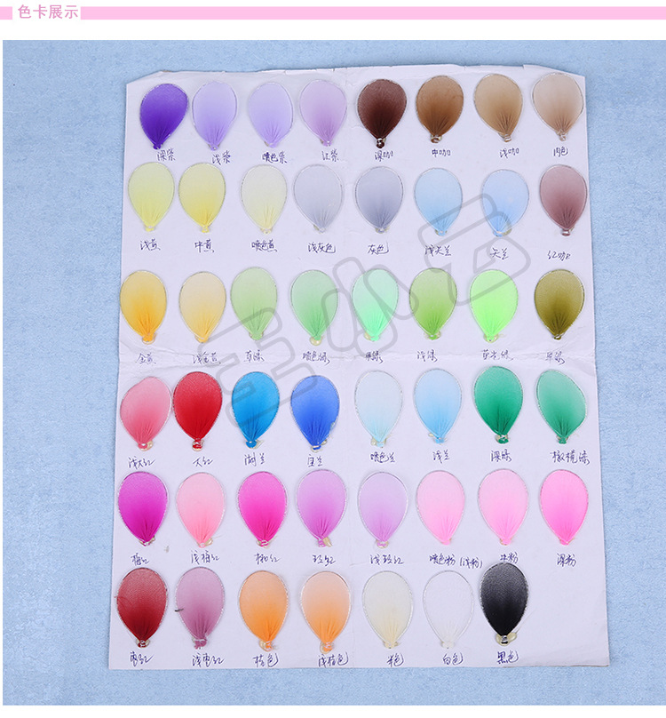 Simulation wire mesh 5cm flower pure manual DIY headgear flower cap flower material clothing accessories wholesale