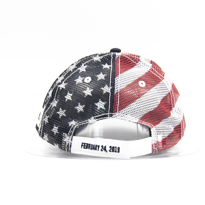 RPET Material New Summer Mesh Hat Breathable Lightweight Baseball Cap Printing Embroidered Peaked Cap Custom Logo Factory