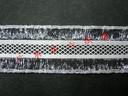 nylon gold silver double nylon polyester fungus mesh webbing elastic elastic