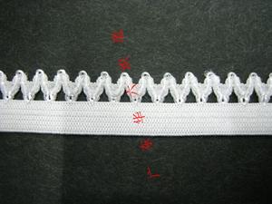  nylon Elastic webbing lace v-belt panties lace socks factory direct