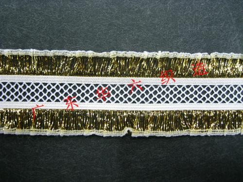 Factory direct nylon gold silver double nylon polyester fungus mesh webbing elastic elastic