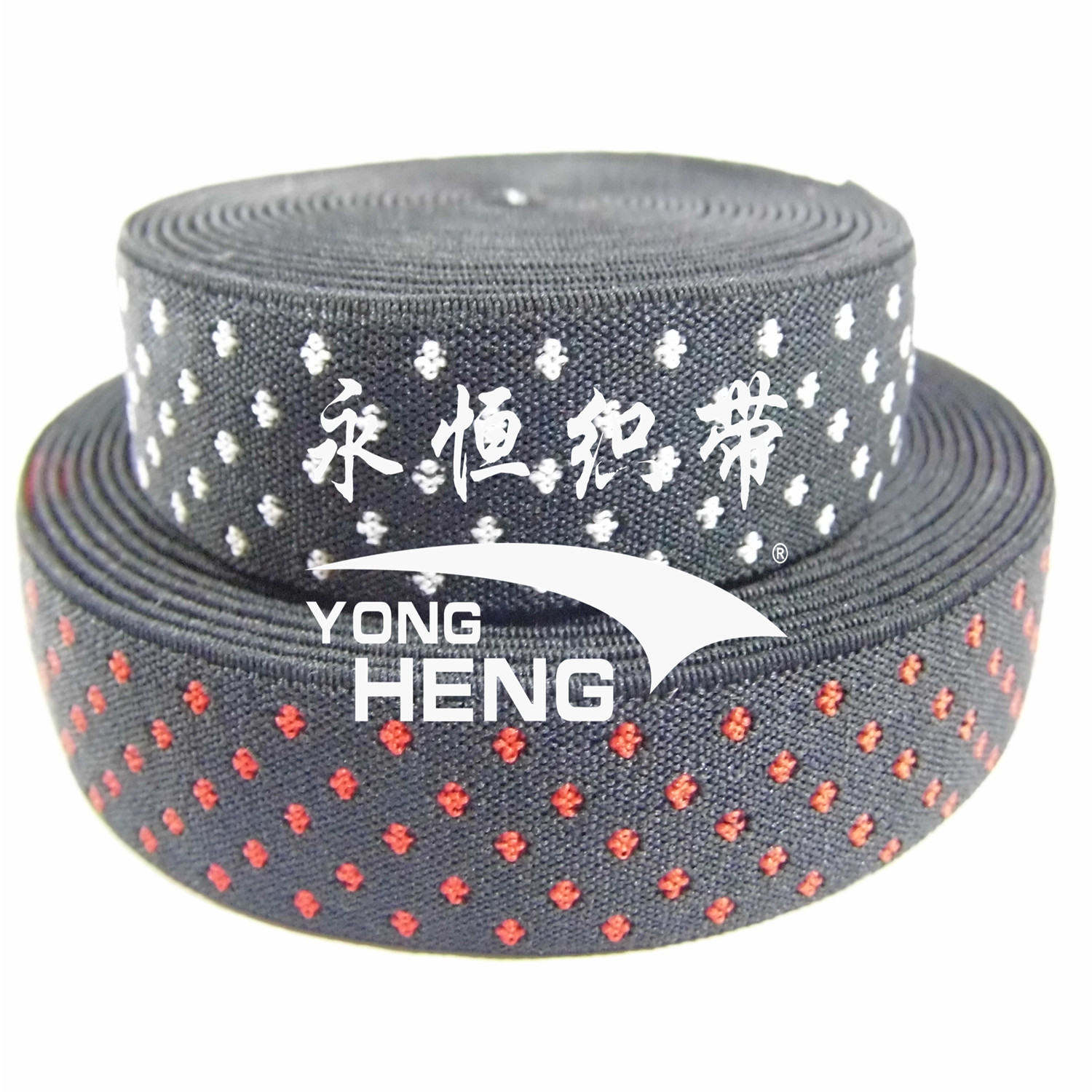 【 eternal webbing 】 manufacturers supply color edge machine tooth edge nylon elastic belt nylon hook webbing