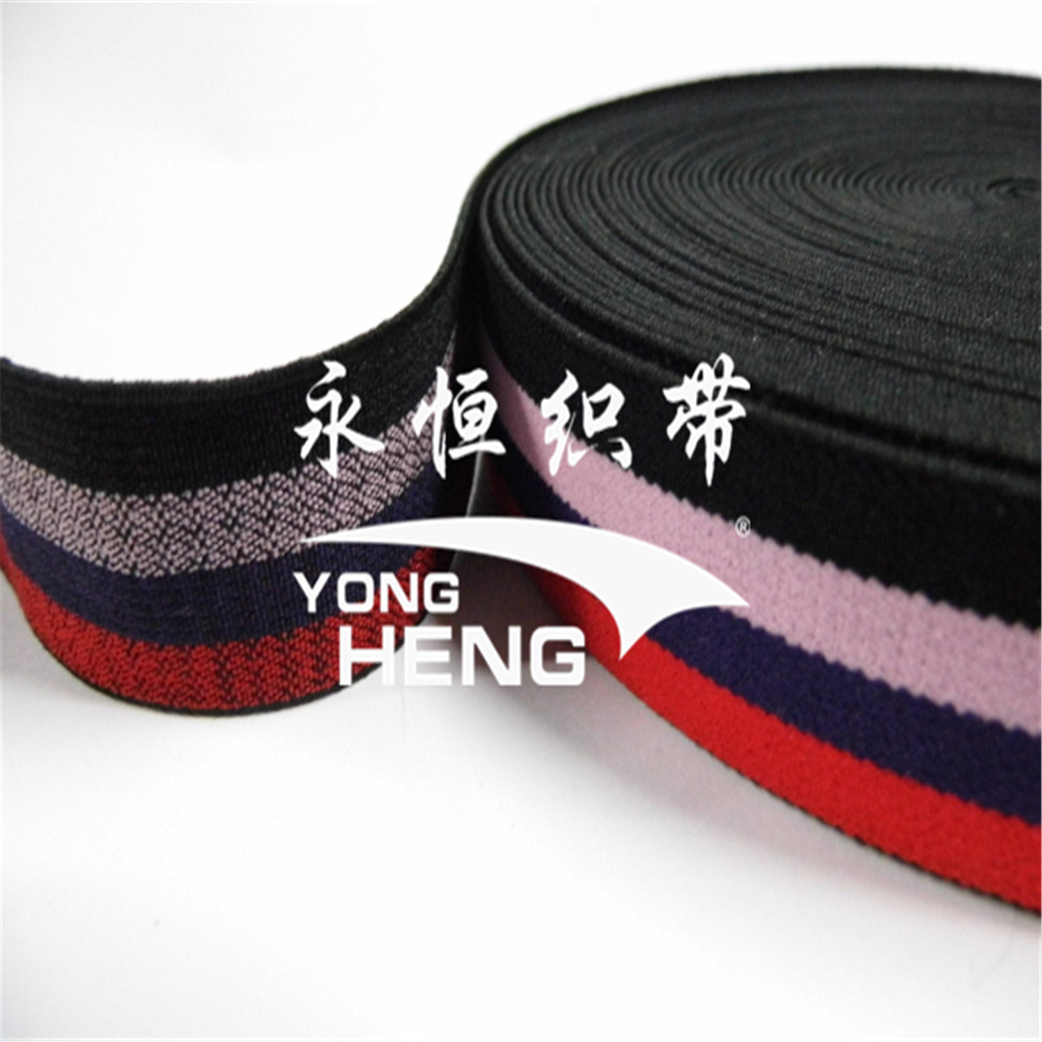 【 eternal webbing 】 manufacturers supply color edge machine tooth edge nylon elastic belt nylon hook webbing