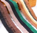 Manufacturers sell 4CM spot fashion leopard print imitation nylon high elastic webbing pants side band hair decoration DIY handmade materials
