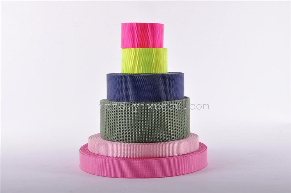 Factory direct supply PP webbing polypropylene webbing with polyester webbing with nylon Ribbon