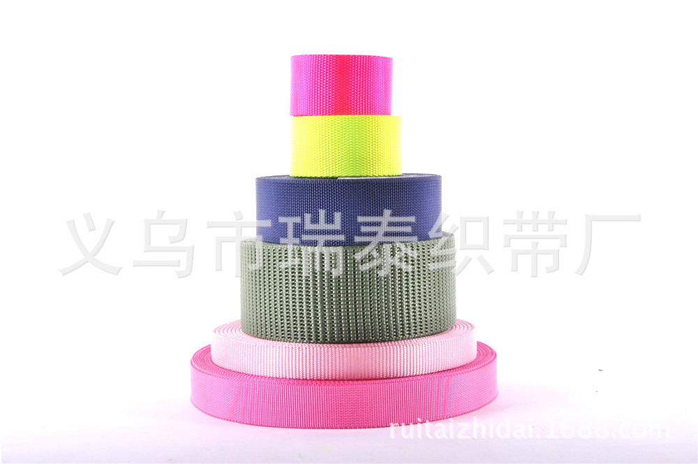 Factory direct supply PP webbing polypropylene webbing with polyester webbing with nylon Ribbon