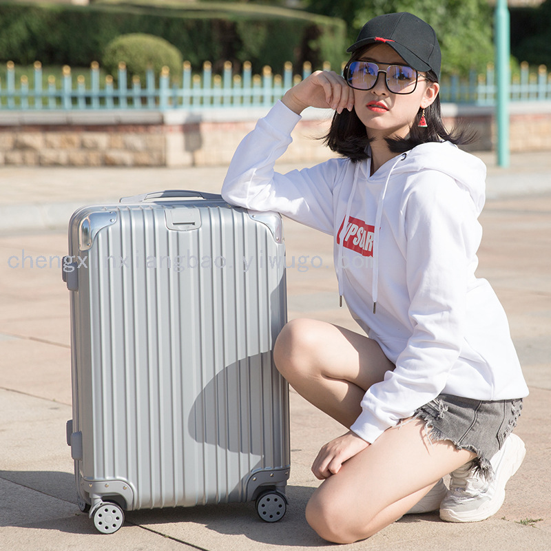 Luggage Trolley Case Universal Wheel Internet Celebrity Suitcase Student Female Male Suitcase with Combination Lock  