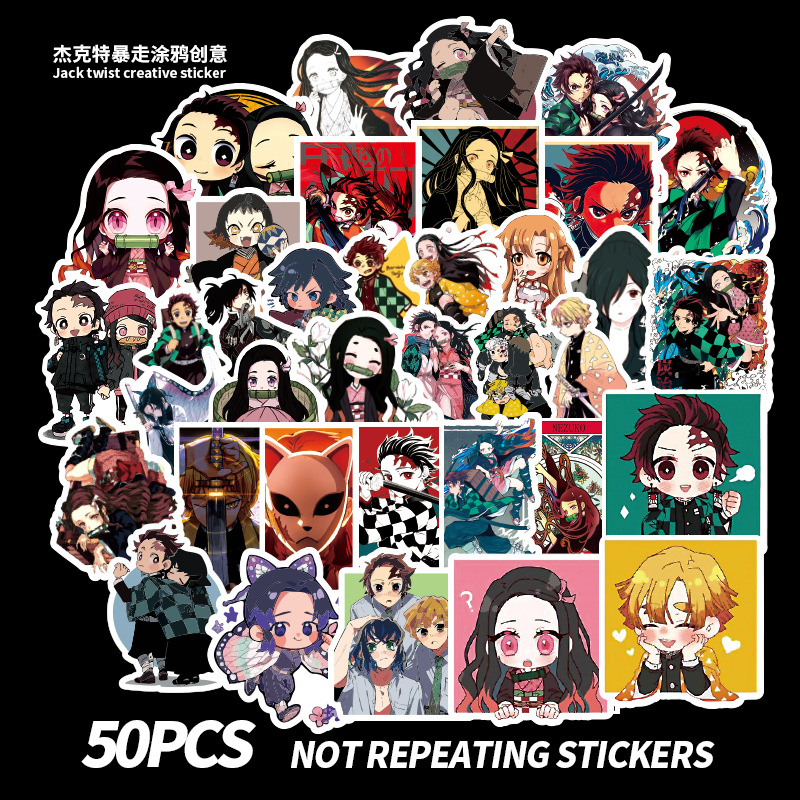 Pieces of Ghost Blade Sun Man Cartoon Graffiti Stickers Suitcase Luggage Guitar Automotive Decorative Paste Waterproof
