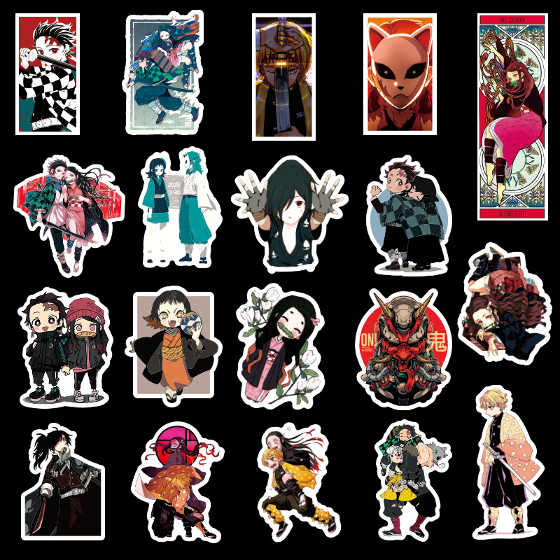 Pieces of Ghost Blade Sun Man Cartoon Graffiti Stickers Suitcase Luggage Guitar Automotive Decorative Paste Waterproof
