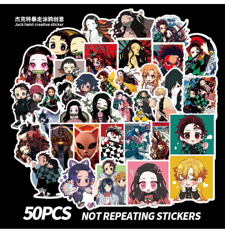 Pieces of Ghost Blade Sun Man Cartoon Graffiti Stickers Suitcase Luggage Guitar Automotive Decorative Paste Waterproof Pieces of Ghost Blade Sun Man Cartoon Graffiti Stickers Suitcase Luggage Guitar Automotive Decorative Paste Waterproof