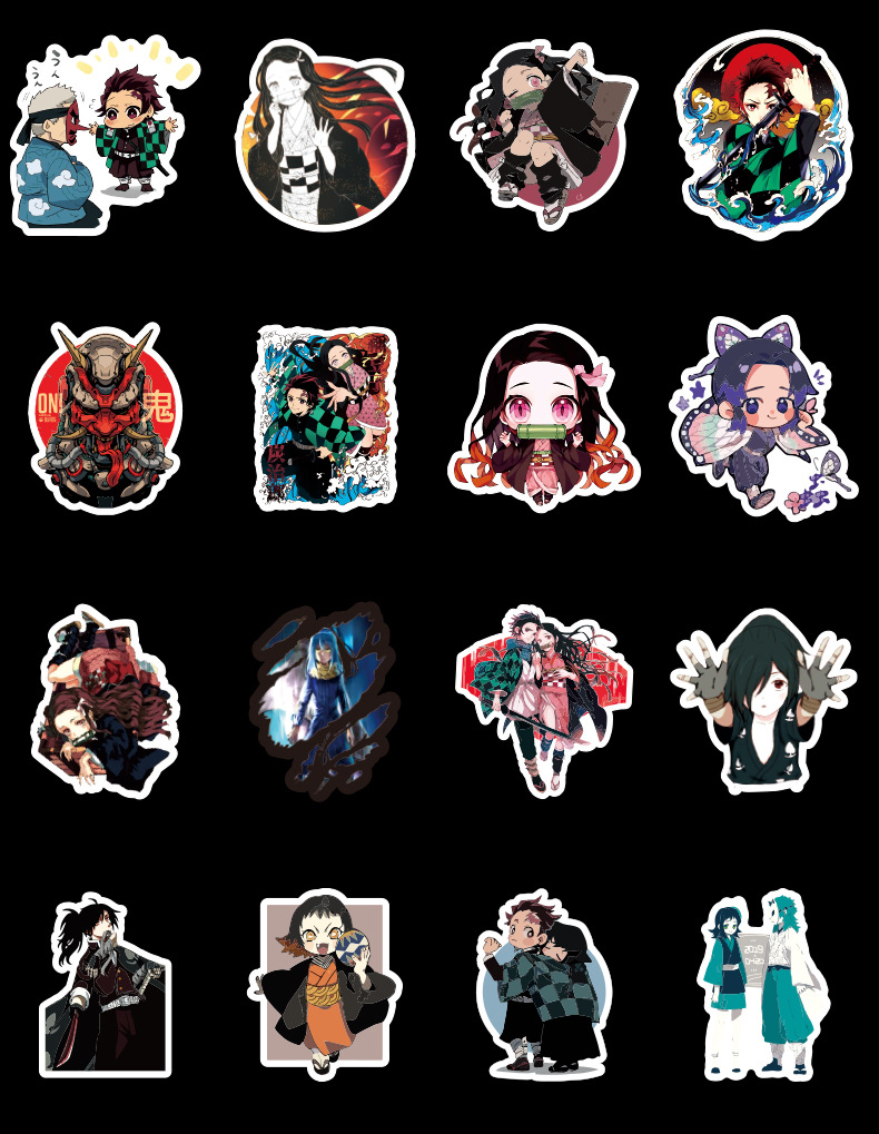 Pieces of Ghost Blade Sun Man Cartoon Graffiti Stickers Suitcase Luggage Guitar Automotive Decorative Paste Waterproof Pieces of Ghost Blade Sun Man Cartoon Graffiti Stickers Suitcase Luggage Guitar Automotive Decorative Paste Waterproof