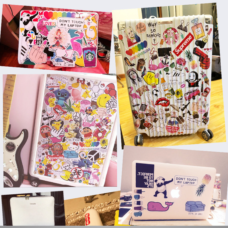 Pieces of Ghost Blade Sun Man Cartoon Graffiti Stickers Suitcase Luggage Guitar Automotive Decorative Paste Waterproof Pieces of Ghost Blade Sun Man Cartoon Graffiti Stickers Suitcase Luggage Guitar Automotive Decorative Paste Waterproof