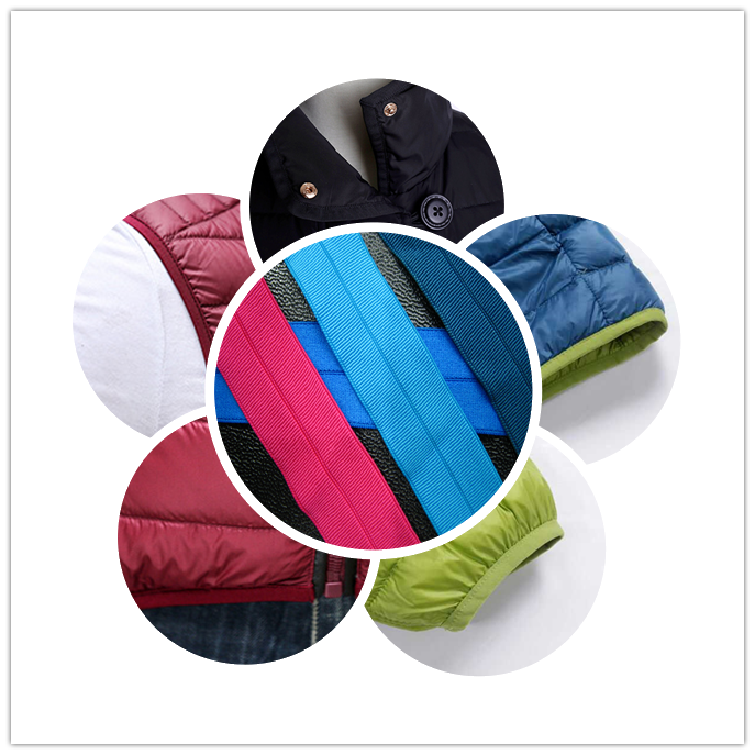 nylon jacket thick high elastic webbing thread smooth headband garment accessories Packet sideband nylon jacket thick high elastic webbing thread smooth headband garment accessories Packet sideband