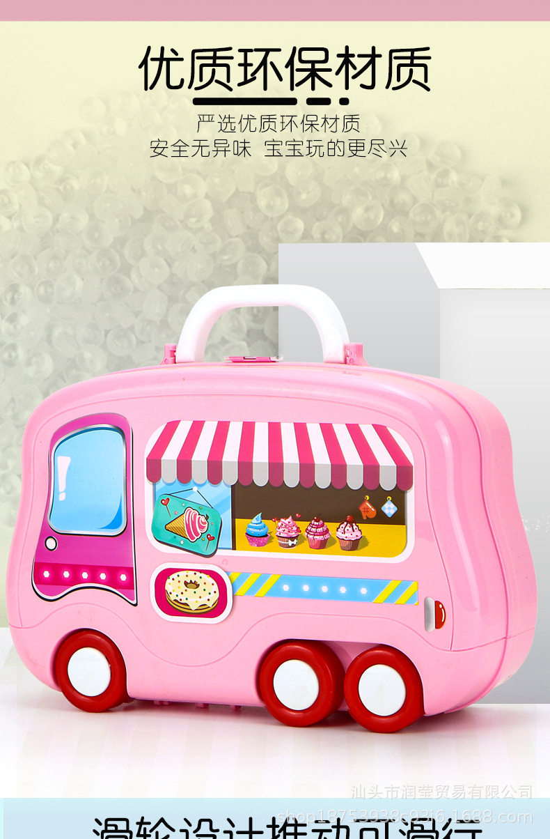 Child's Toy house Kitchen Rolling suitcase girl suits his medical Doctor Toys Birthday gift