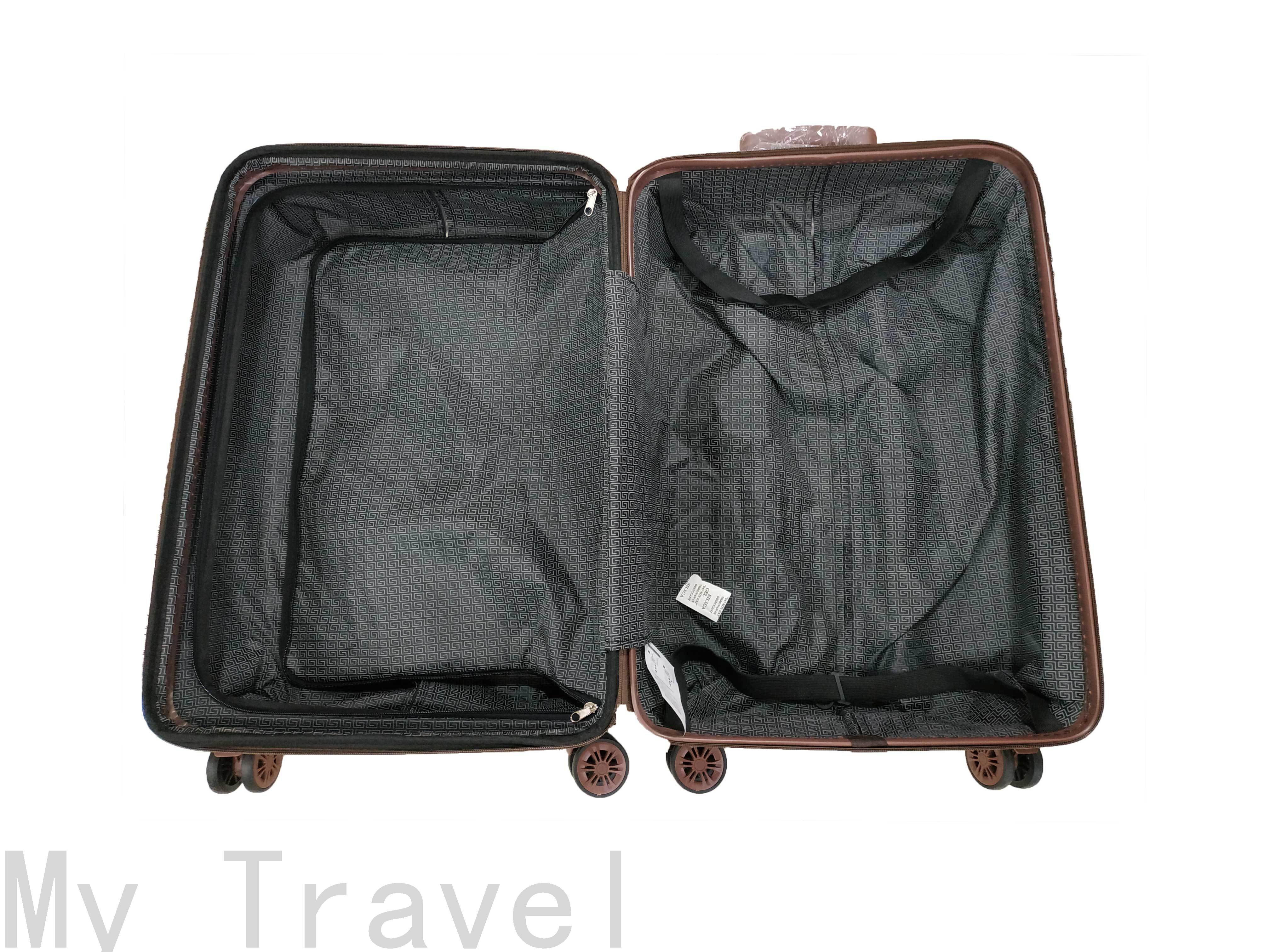 Luggage Password Suitcase Luggage ABS Zipper Three-Piece Luggage
