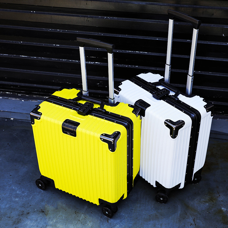 Women&#039;s Small Mini Lightweight Boarding Trolley Case 20-Inch Password Travel Suitcase Small 18 Custom Logo