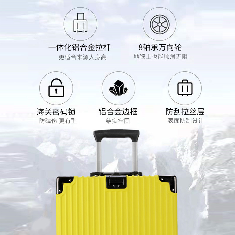 Women&#039;s Small Mini Lightweight Boarding Trolley Case 20-Inch Password Travel Suitcase Small 18 Custom Logo