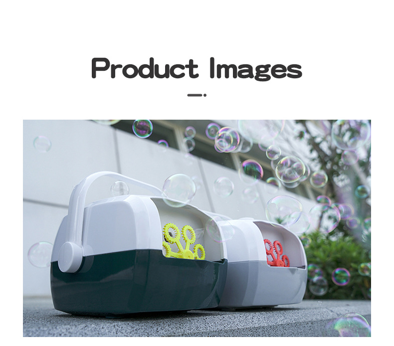 New Arrival Suitcase Automatic Bubble Machine Wedding Stage OneClick Bubble with Charging Children's Bubble Toys