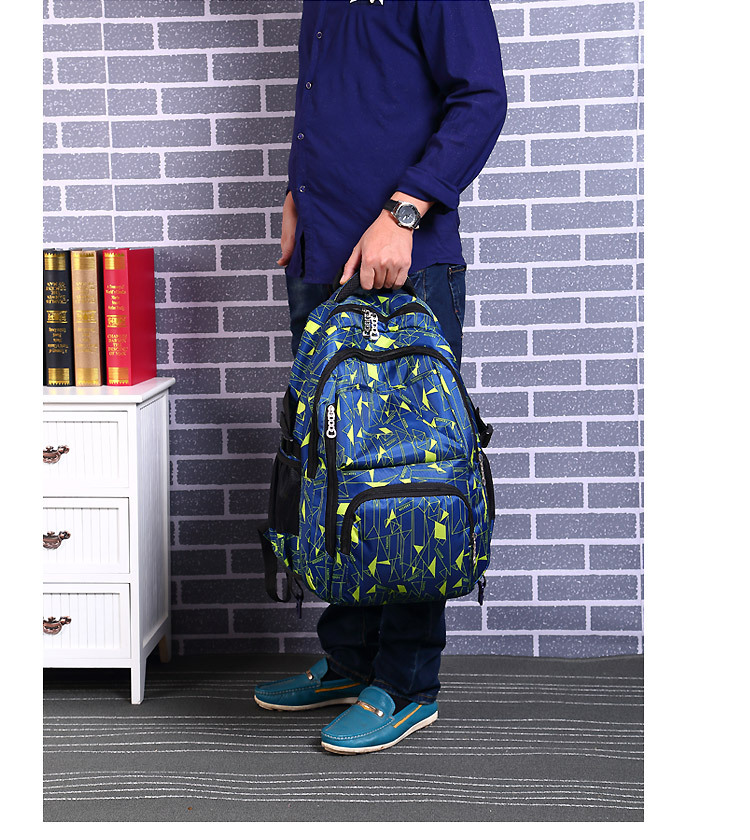 Fish Primary School Trolley Bag 4569 Grade Girl's and Boy's DrawBar Suitcase ThreeWheel Climbing Children's Schoolbag