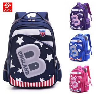 Fish Primary School Trolley Bag 4569 Grade Girl's and Boy's DrawBar Suitcase ThreeWheel Climbing Children's Schoolbag