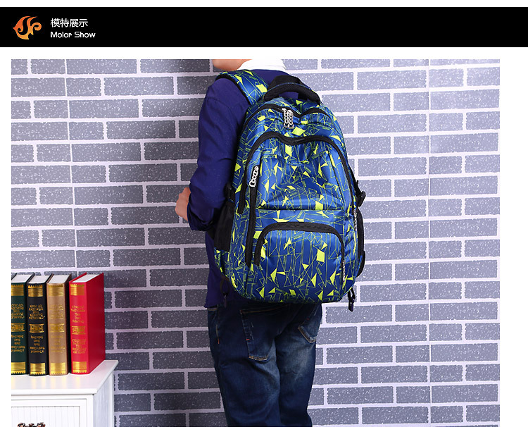 Fish Primary School Trolley Bag 4569 Grade Girl's and Boy's DrawBar Suitcase ThreeWheel Climbing Children's Schoolbag