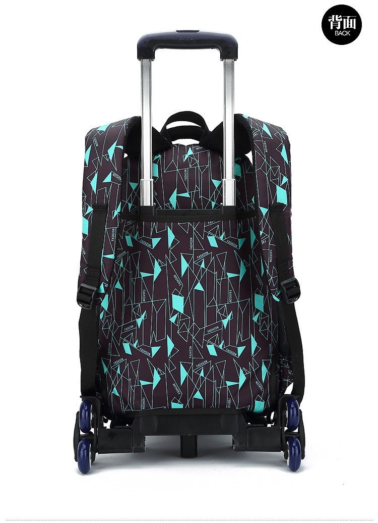 Fish Primary School Trolley Bag 4569 Grade Girl's and Boy's DrawBar Suitcase ThreeWheel Climbing Children's Schoolbag