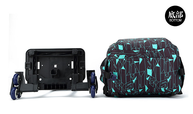 Fish Primary School Trolley Bag 4569 Grade Girl's and Boy's DrawBar Suitcase ThreeWheel Climbing Children's Schoolbag