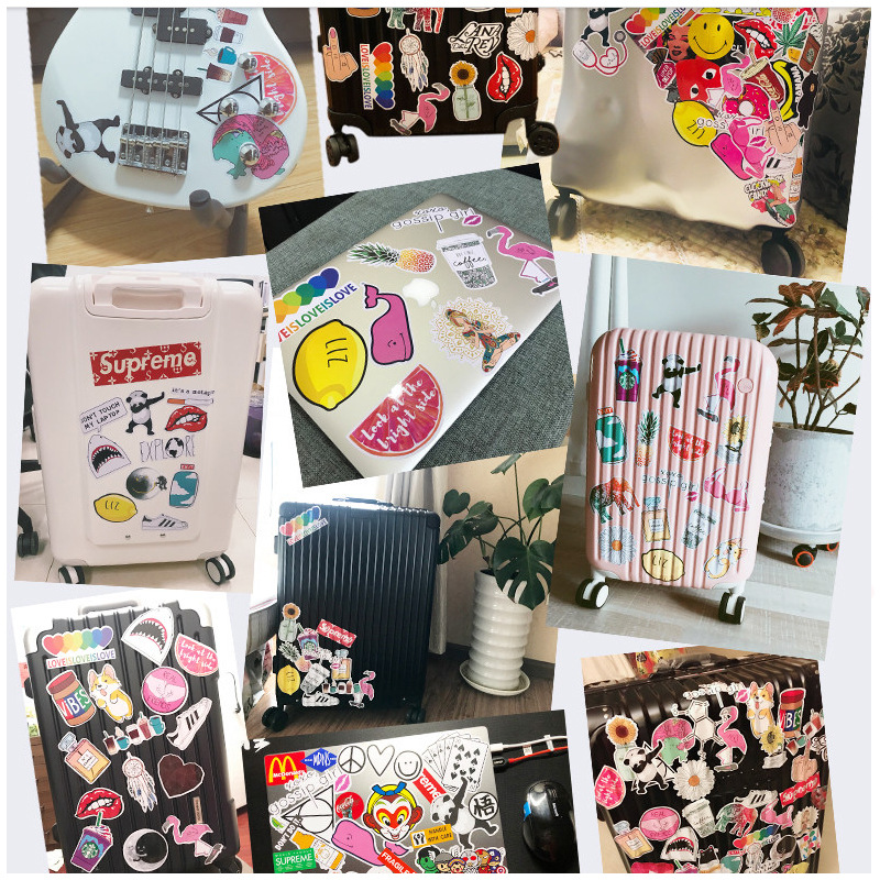 100 New Volleyball Junior Day Cartoon Graffiti Stickers Suitcase Luggage Guitar Automotive Decorative Paste Waterproof