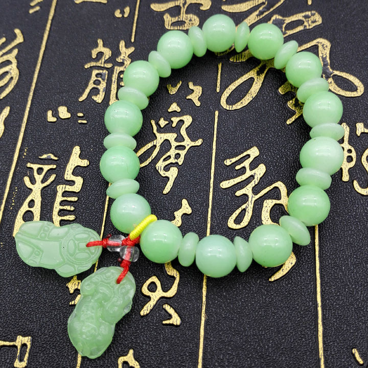 A2843 Imitation Jade Buddha bracelet, Jewelry hand ring Jewelry 2 yuan 2 yuan wholesale shop