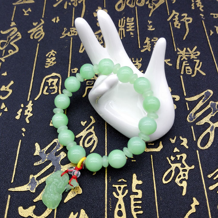 A2843 Imitation Jade Buddha bracelet, Jewelry hand ring Jewelry 2 yuan 2 yuan wholesale shop