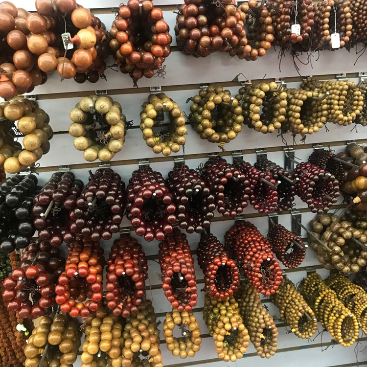 Bracelet Buddha Beads Running Rivers and Lakes Exhibition Stall Hot Sale Ten Yuan Model Rudraksha Bracelet Tourism Hot Sale at Scenic Spot