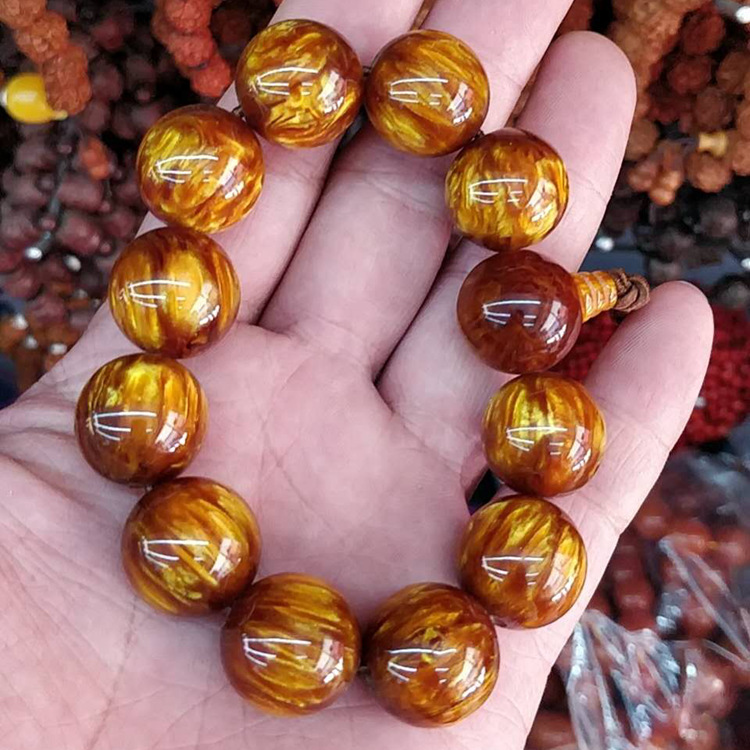 Bracelet Buddha Beads Running Rivers and Lakes Exhibition Stall Hot Sale Ten Yuan Model Rudraksha Bracelet Tourism Hot Sale at Scenic Spot