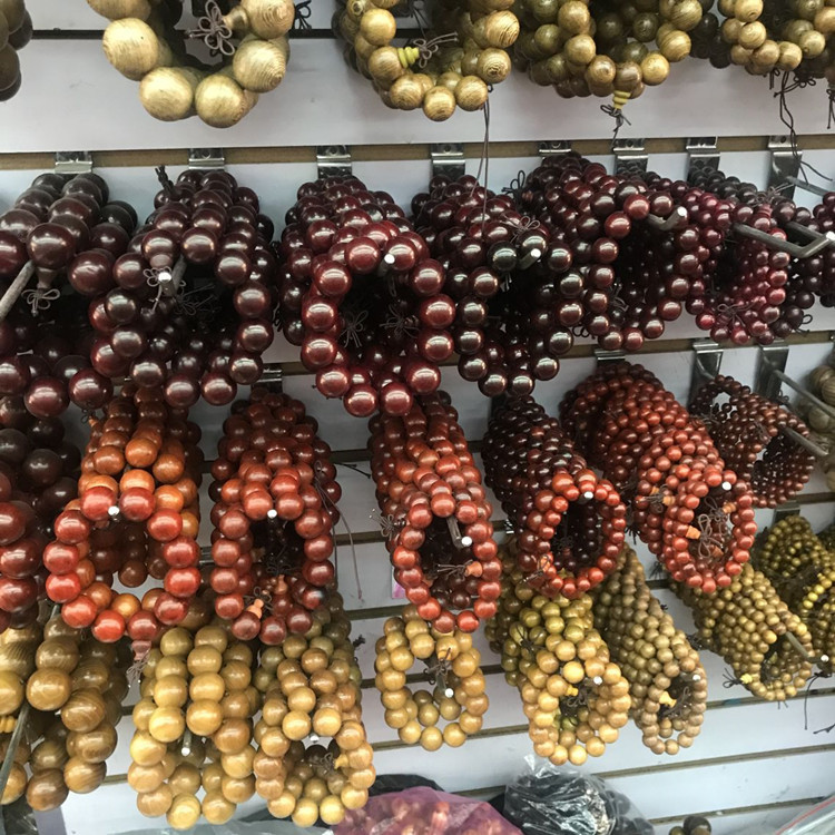 Bracelet Buddha Beads Running Rivers and Lakes Exhibition Stall Hot Sale Ten Yuan Model Rudraksha Bracelet Tourism Hot Sale at Scenic Spot