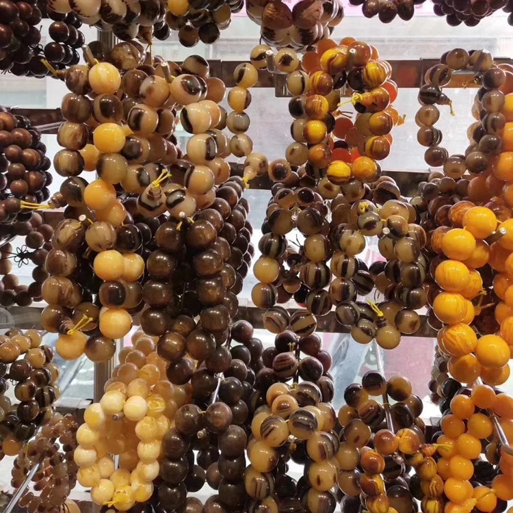 Bracelet Buddha Beads Running Rivers and Lakes Exhibition Stall Hot Sale Ten Yuan Model Rudraksha Bracelet Tourism Hot Sale at Scenic Spot