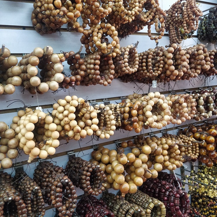 Bracelet Buddha Beads Running Rivers and Lakes Exhibition Stall Hot Sale Ten Yuan Model Rudraksha Bracelet Tourism Hot Sale at Scenic Spot