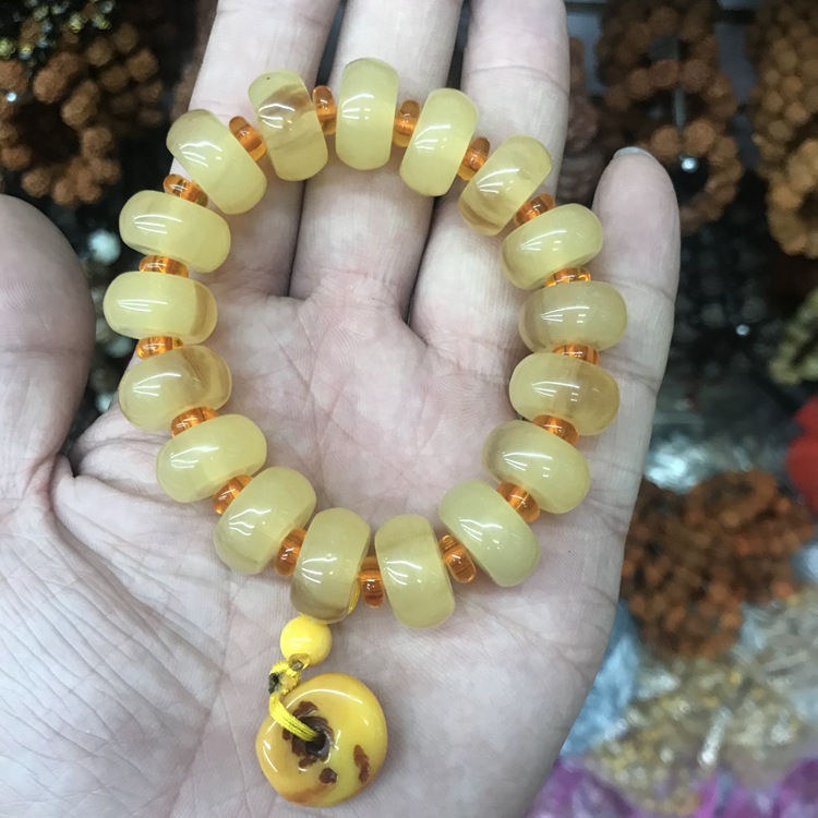 Bracelet Buddha Beads Running Rivers and Lakes Exhibition Stall Hot Sale Ten Yuan Model Rudraksha Bracelet Tourism Hot Sale at Scenic Spot